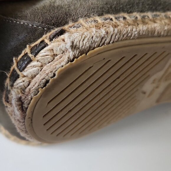 NWT MASSIMO DUTTI | Penny strap espadrilles Shoes Suede Womens Sz 41 - Picture 6 of 7